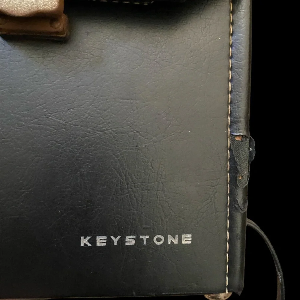 Vintage Keystone 8mm Film K-808 Zoom Movie Camera 1963 Leather Case Clean Inside